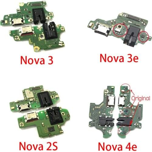 New For Huawei Nova 2S 3 3i 5i 3e 4e 5 Pro USB Charging Port Dock Charger Plug Connector Board Flex Cable