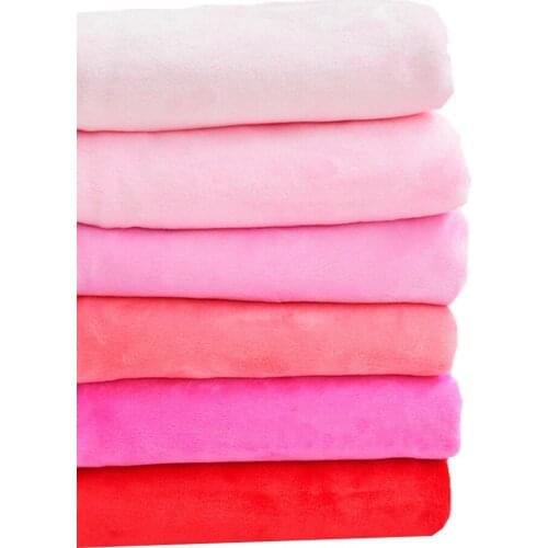 50*160cm New super soft coral fleece Fabric Meter Plush Telas Tissus Patchwork Sewing Textiles Handmade Peluche Costura Tissus