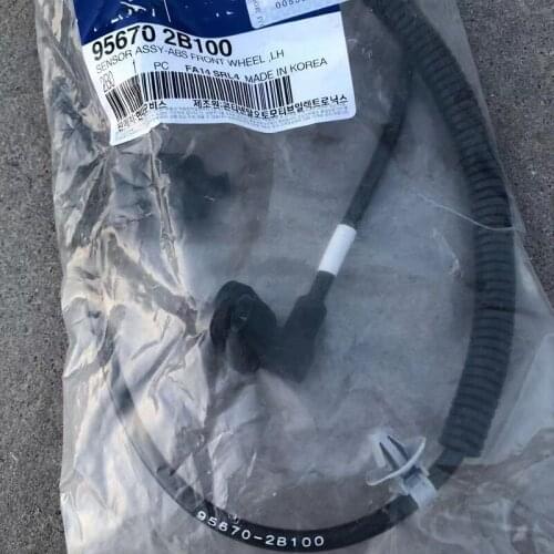 Original genuine ABS wheel speed sensor front left, FOR Hyundai Santa Fe 07-09 accent OEM 956702B100
