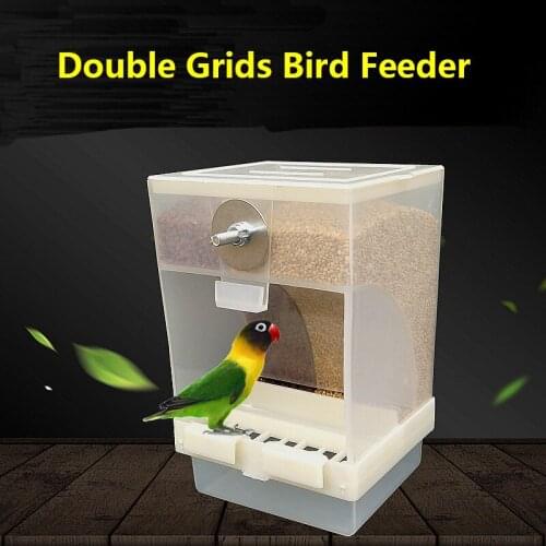 Bird Parrot Food Feeder Feeding Device Basket