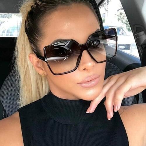 Fashion Square Sunglasses Women Luxury Oversized Sun Glasses Male Female Brand Designer Colorful Frame Gafas De Sol Mujer