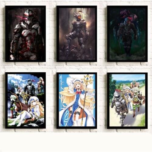 Nordic Style Modern Canvas Anime Goblin Slayer Manga Painting Home Pictures Wall Art Printed Simple Modular Poster For Girl Room