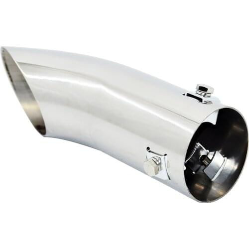 Universal Car Stainless Steel Exhaust Pipe Silencer Muffler End Tip 59mm