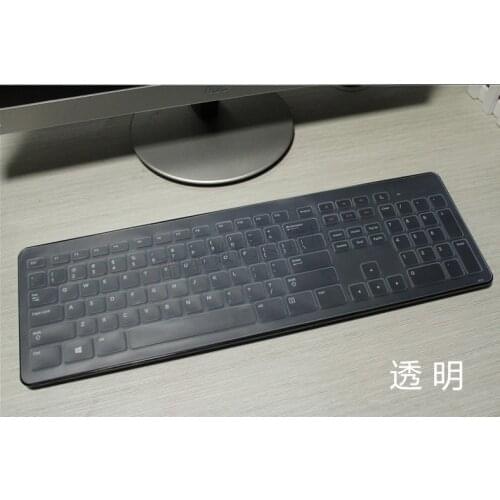 Waterproof dustproof Clear Transparent Silicone Keyboard Cover protectors For Dell KM632 KB213P Keyboard