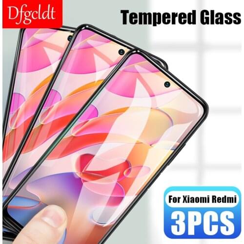 3Pcs Tempered Glass On The For Xiaomi Poco F3 GT M3 X3 Pro X3 NFC Screen Protector For Redmi Note 10T 9T 8T 9S 10S 10 Pro Glass