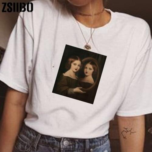 Womens shirts clothes tops vintage clothing tee sleeve vegan Print T-shirt Harajuku TShirt jersey ropa mujer punk ropa mujer