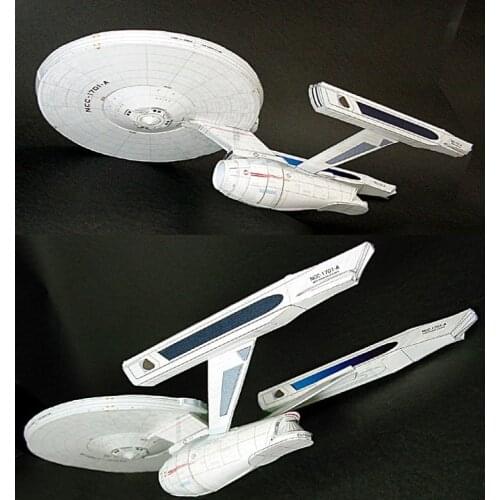 Star Trek U.S.S. Enterprise NCC-1701-A DIY Handcraft PAPER MODEL KIT Handmade Toy Puzzles