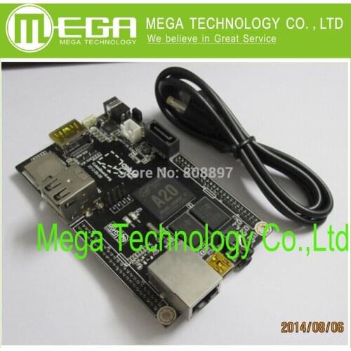 1pcs PC Cubieboard A20 Dual-core Development Board , Cubieboard2 Dualcard version , CB2-2CARD (with 2 TF card socket)