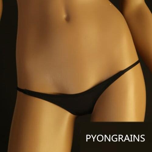 2017 Hot Sexy Gay Underwear G-Strings Thong Ice Silk Solid String Homme Underwear Bikini Briefs Jockstraps Cueca Gay