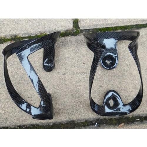 3K Carbon Cycling Water Bottle Cage for Cyclocross Road Mountain Bike MTB - 2 pcs cages D26