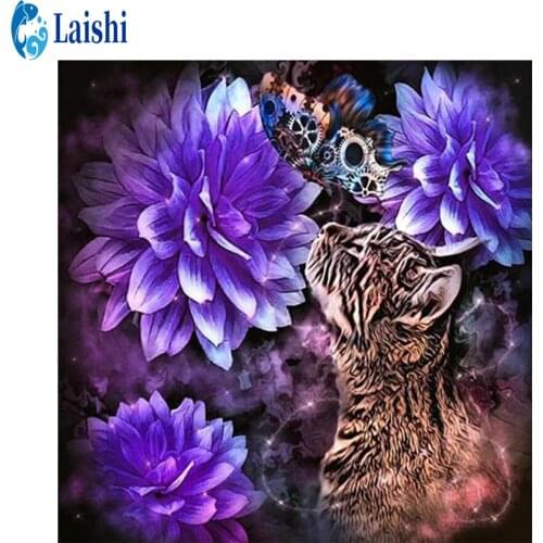Diamond Embroidery Doodle animal flowers Cross Stitch Diamond Painting Kits Mosaic Sale Rhinestones Art Handwork Gift pictures