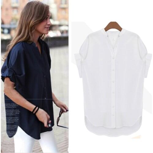 Женские белые рубашки AREALNA China At AliExpress