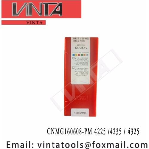 Free shipping high quality CNMG160608-PM 4225 / CNMG160608-PM4235 / CNMG160608-PM4325 cnc carbide turning inserts