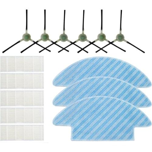 Side Brush HEPA Filter Rag Cloth Mop Replacement for Lefant M210 M210S M210B M213 OKP K3 Robot Vacuum Cleaner Spare Parts
