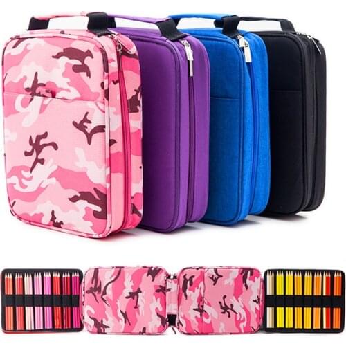 Big 150 Holes School Pencil Case Cute Cartridge Pen Box Large Kawaii Cat Pencilcase for Girls Boys Storage Penal Stationery Kit
