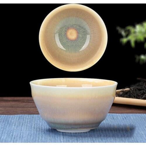 Tianmu Jianzhan tea cup home upscale cups teaware accessories Kiln change tea bowl single cup new