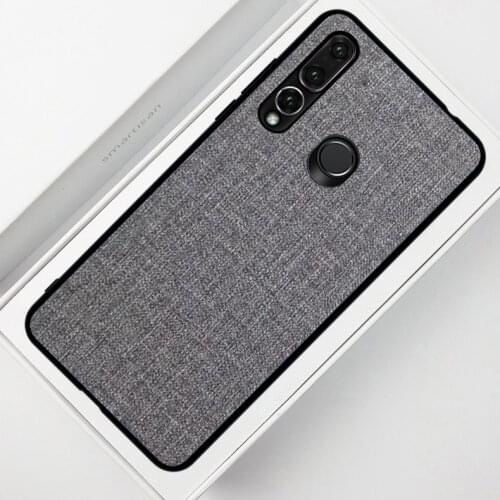 For Huawei Nova 4 Case Luxury Skin Coque Silicone edge fabric back cover protective case for huawei nova4 full cover phone shell