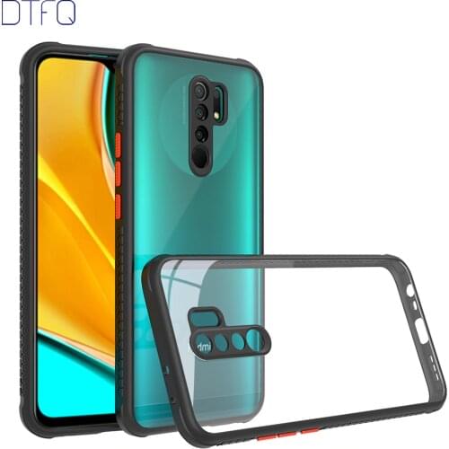 For Xiaomi Redmi 9 Case Hard Plastic Back Cover Coque Contract Color Funda Shockproof Case for Xiaomi Redmi 9A Case for Redmi 9C