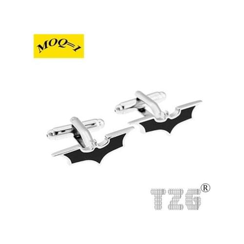 Black Bat Cufflink Cuff Link 1 Pair Free Shipping Promotion