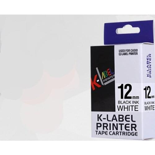 For CASIO Labeling Machine 12mm : KL-780 KL-60 KL-170 KL-120 KL-820 CW-L300 KL-7400 KL-8800