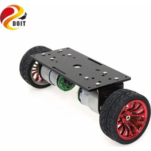2wd Two Rounds of Self-balancing DC 12V Motor Car Two-wheel Balancing Car Smart Car Chassis Kit