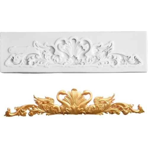 European Fondant Cake Silicone Mold Candy Biscuits Molds Chocolate Mould DIY Cartoon Kitchen Baking Decorating Tool