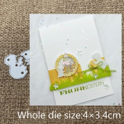 XLDesign Craft Metal Cutting Dies cut die boy and bunny rabbit crapbooking Album Paper Card Craft Embossing Die Cuts