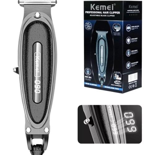 Original LCD display powerful barber shop hair trimmer for men electric beard trimmer rechargeable clipper hair cutting machine