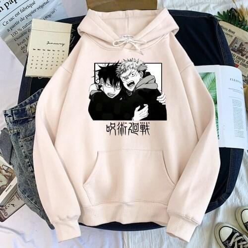 Jujutsu Kaisen Itadori Yuji Fushiguro Megumi Sweatshirt Hip Hop Hoodie Men High Quality Clothing For Male Comfortable Tracksuit