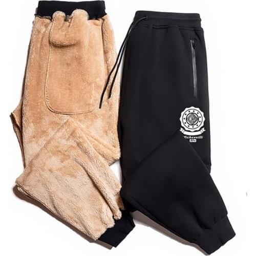 2020 Mens Warm Sweatpants Cotton XXXXL 5XL 6XL 7XL Thick Pants Winter Oversized Joggers Men Clothing Streetwear