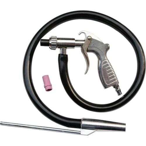 Abrasive Air Sand Blasting Kit 1x Nozzle 1x Steel Nozzle 1x Sand Suction Pipe Industrial Sandblaster Tool