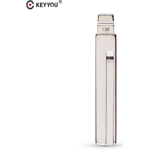 KEYYOU 20pcs/lot Remote #129 Right #130 Left Key Blade Car key embryo For Hyundai Kia HY20 Right Left Blade Car Key Embryo