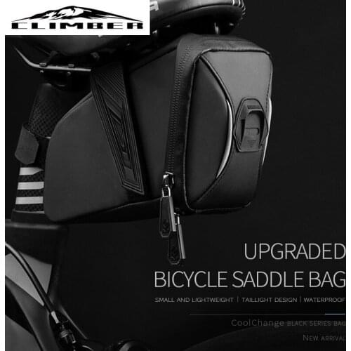 New Store Bicycle Saddle Bag 3D Shell Waterproof WearResistant MTB Bike Rear Tube Shockproof Reflective Bag Cycling Accessories