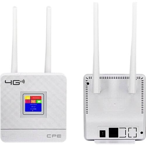 Cpe903-1 3G 4G Portable Hotspot Lte Wifi Router Wan/Lan Port Dual External Antennas Unlocked Wireless Cpe Router+ Sim Card Slot