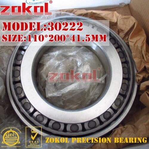 ZOKOL bearing 30222 7222E Tapered Roller Bearing 110*200*41.5mm
