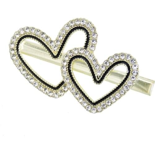 Romantic Heart Starfish Flower Hairpins for Women Girl Full Rhinestone Hairgrips Summer Holiday Party Jewelry Birthday Gift