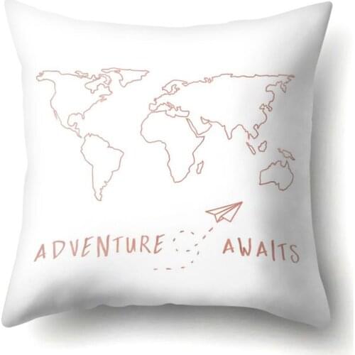 Christmas Decorative Pillowcases Polyester Merry Christmas Santa Claus Throw Pillow Case Cover Elk Pillowcase poszewka