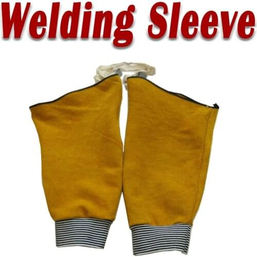 Welding Soldering Apron Welder Protection Hood Hand Sleeves Cover Equipment New