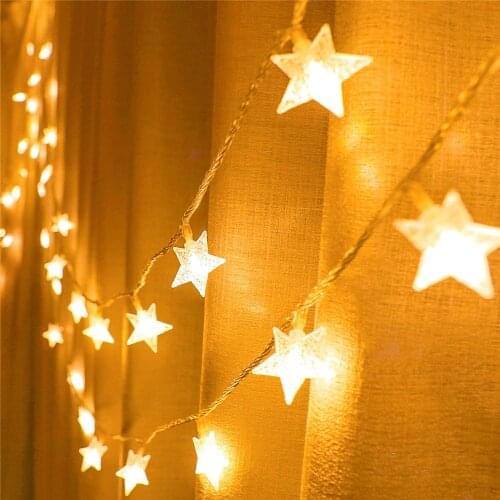 LED Twinkle Star String Light USB/Battery Powered Garland Lamps Christmas Fairy Lights For Holiday Wedding Party Home Decoration