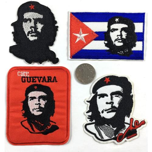 Iron on Embroidery Cloth Patches Che Guevara Clothing Embroidered Patches Thermoadhesive Badges Avatar Logo Stickers DIY Clothes