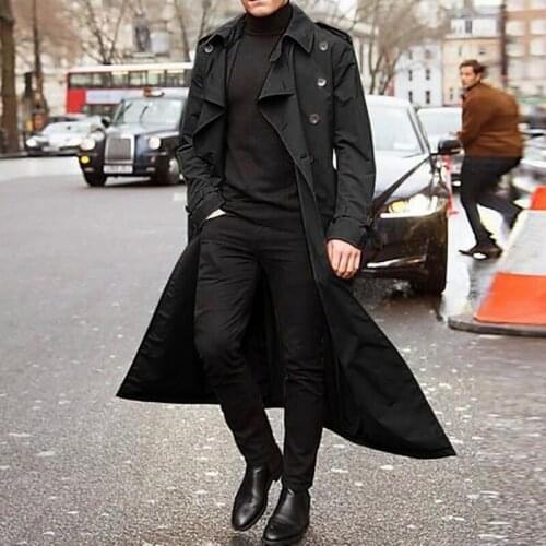 WENYUJH Men's Trench Coats