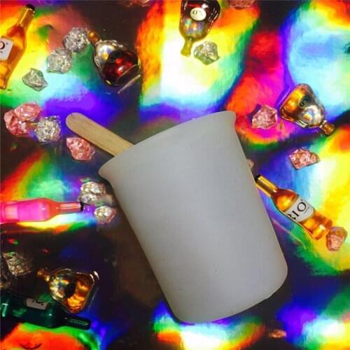 100ML White Silicone Measuring Cup Resin Silicone Mould Handmade DIY Jewelry Making Tool Epoxy Resin Cup Crystal Scale