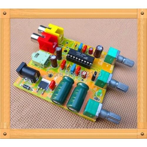 Free Shipping!!! XR1075 fever pitch board / BBE digital audio processor / sound upgrade pre-amplifier stage (send knob)