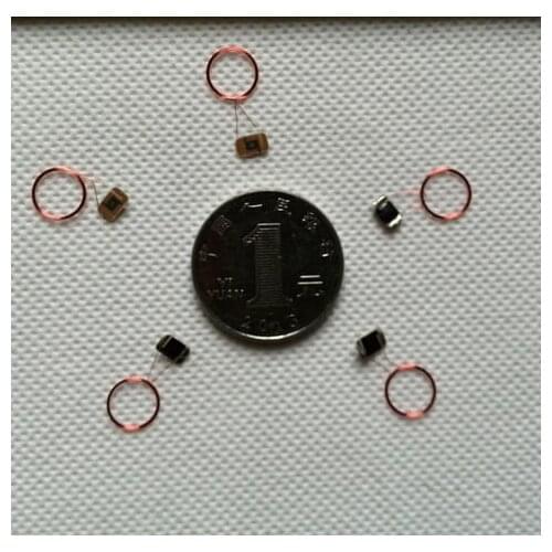 10pcs/Lot 13.56MHz ISO14443A Diameter 9mm IC RFID tags NFC tag 213 COB coil chip and antenna