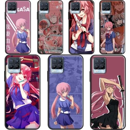 Future Diary Yuno For OnePlus 9 Pro 8 Pro 8T 9R Case For Realme GT Neo 6 7 i 8 Q3 Pro C21 C15 C11 C3 Coque