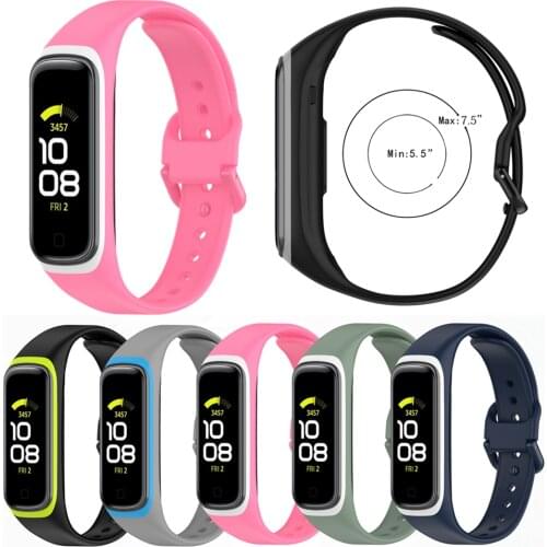 For Samsung Galaxy Fit 2 SM-R220 Watchbands Replacement Soft Silicone Sport Strap For Samsung Galaxy Fit2 Bracelet Accessories