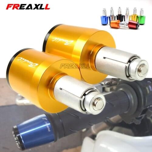 For SUZUKI GSF600S GSF400 GSF BANDIT S-K4 600S 400 Logo Alumiunm Plugs Motorcycle 7/8'' 22mm Handlebar Handle Bar Grips Cap Ends