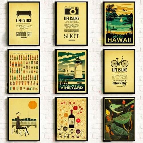 Home Room Wall Decorative Painting Landscape Wall Art Posters and Prints Nordic Decoration Wall Pictures for Living Room