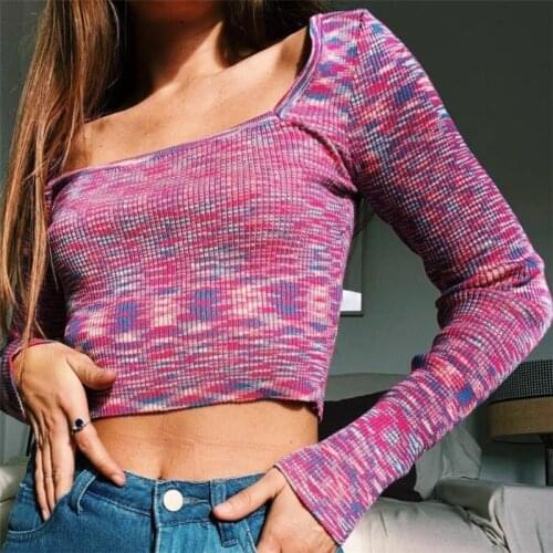 Женские полосатые футболки FUFUCAILLM China At AliExpress