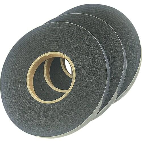 Cotton Black Battings Synthetic Tissu 3 Rolls/lot Adhesive Double Faced Tape for Fabric 1CM Width 210Yards DIY Patchwork Textile